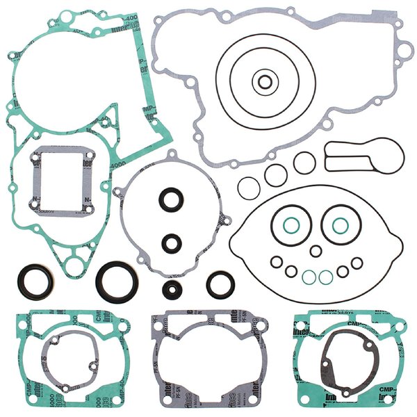 Winderosa Gasket Kit With Oil Seals for KTM 300 EXC 05, 300 MXC 05 811326
